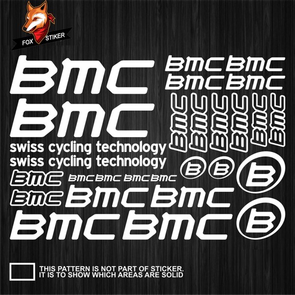 Bicycle Frame Decal Stickers BMC 02